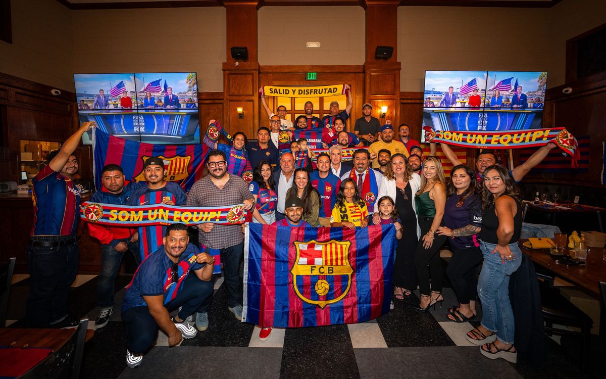 El Barça visita a sus peñistas de California, Texas y Nevada