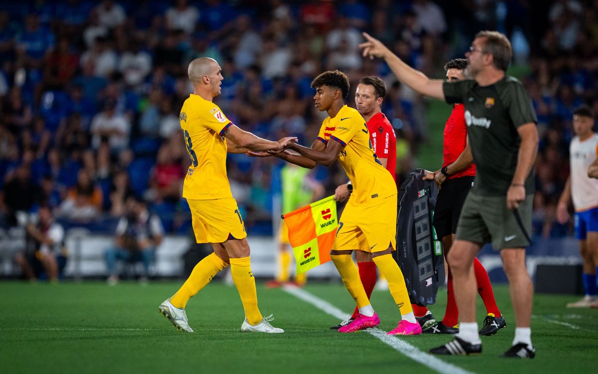 صور مباراة : خيتافي - برشلونة 0-0 ( 18-08-2023 )  _SGB3927