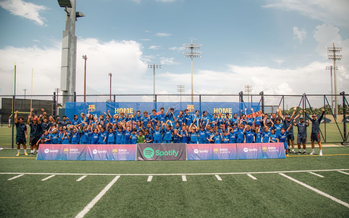 Barça Academy Pro Miami Summer Camps gathered more than 450 players