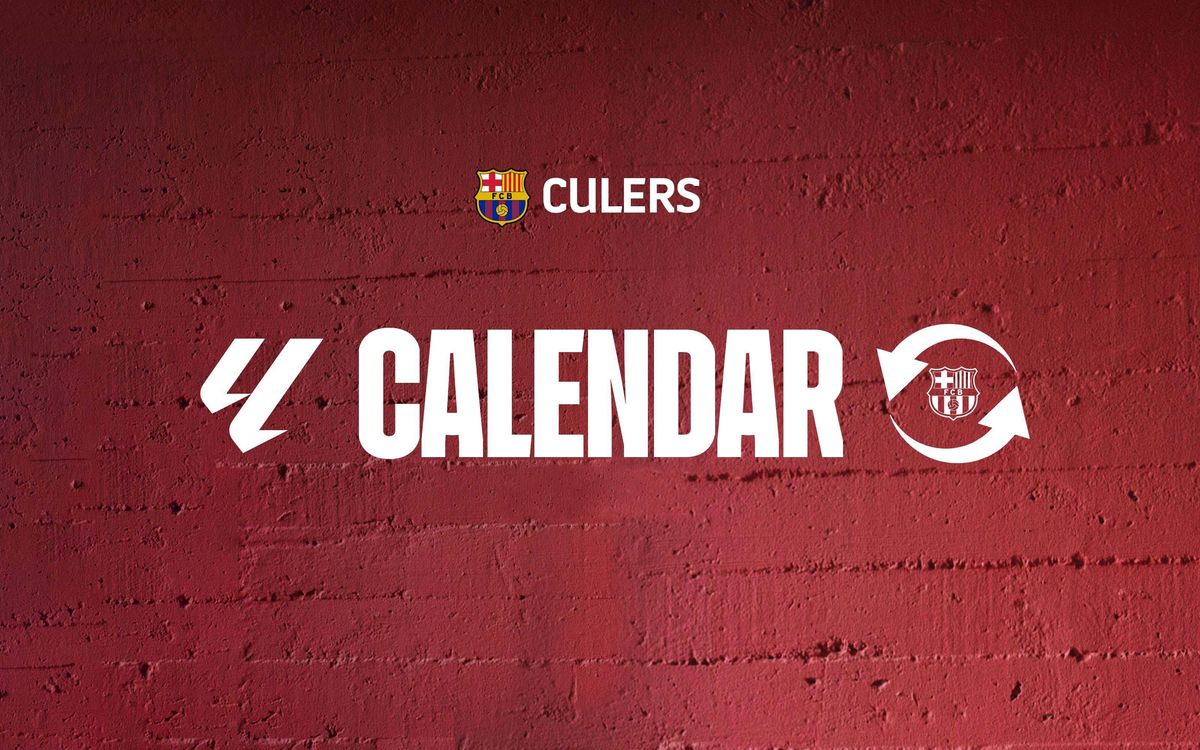 Synchronisez le calendrier du Barça !