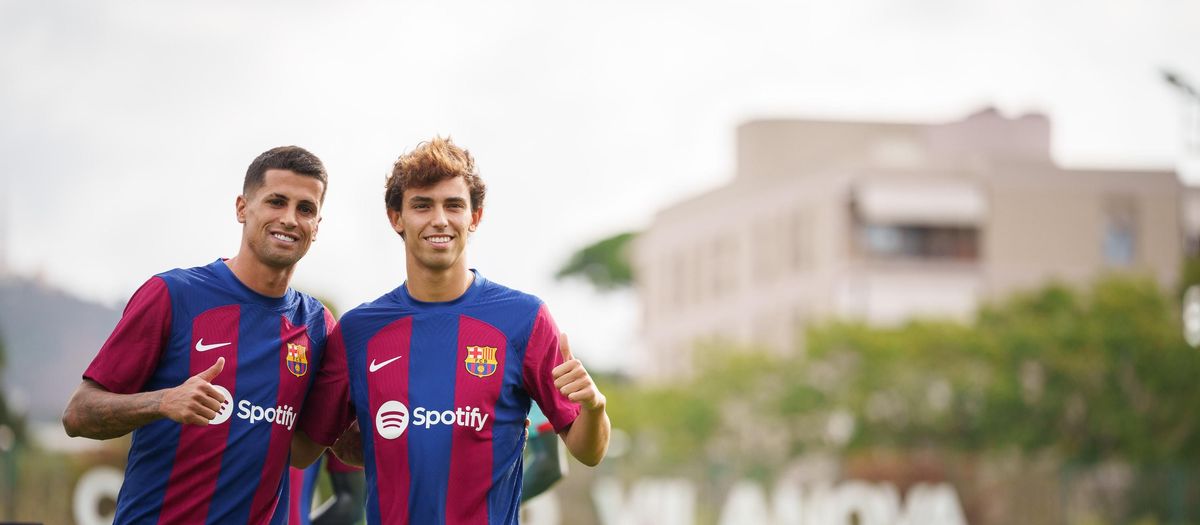 João Félix and João Cancelo officially unveiled as FC Barcelona players