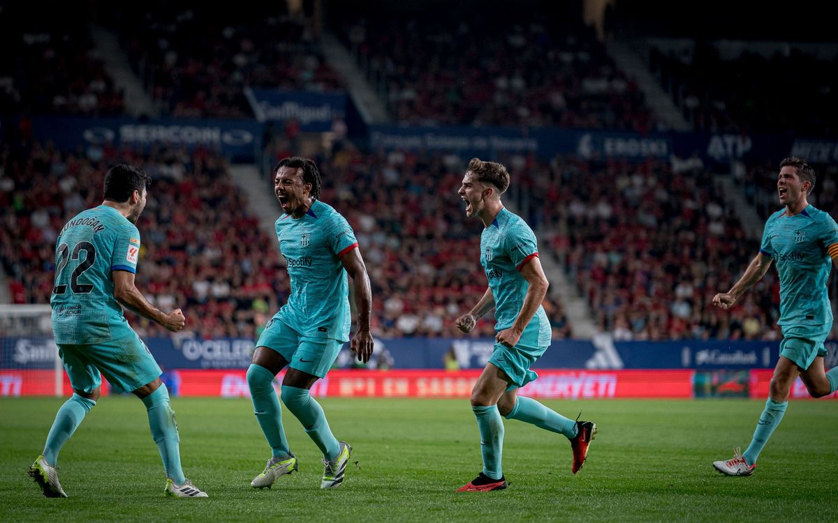 Osasuna - Barça : 3 points précieux avant la trêve (1-2)