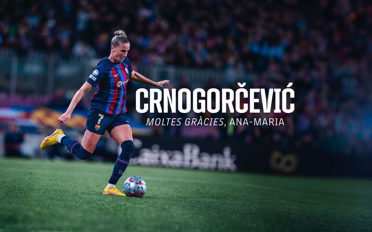 Acord pel traspàs d'Ana-Maria Crnogorčević a l’Atlètic de Madrid