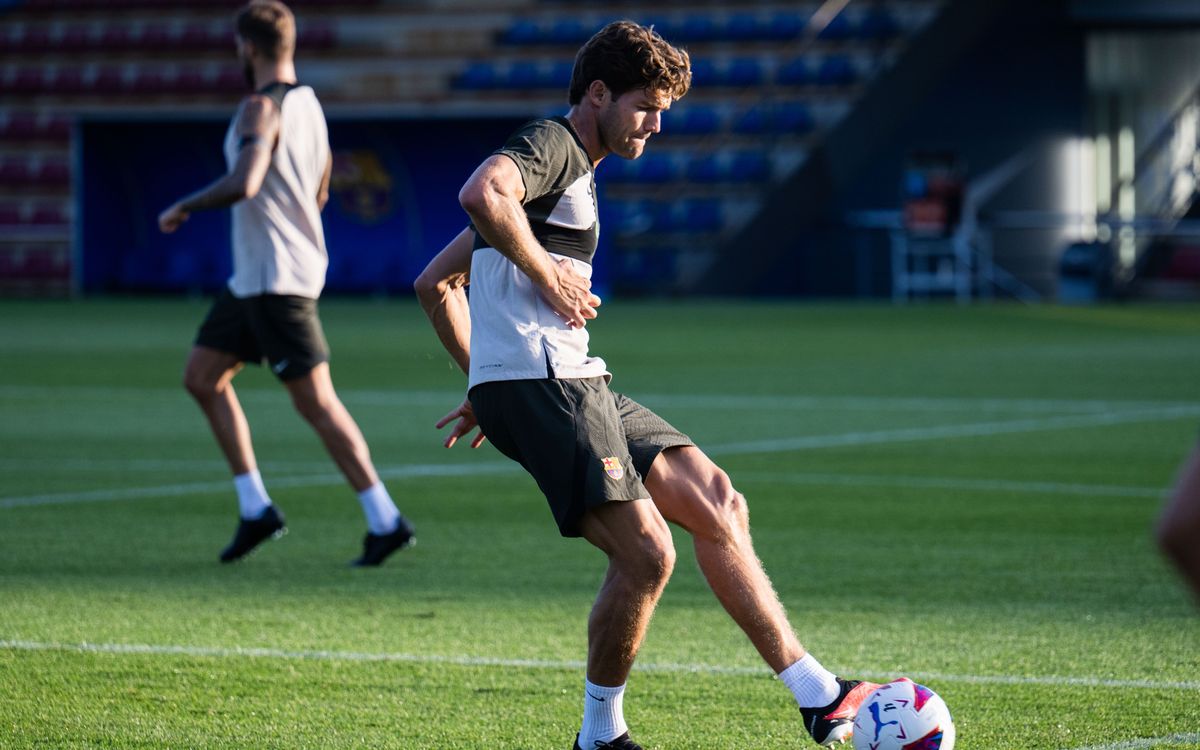 First team squad back to work at the Ciutat Esportiva