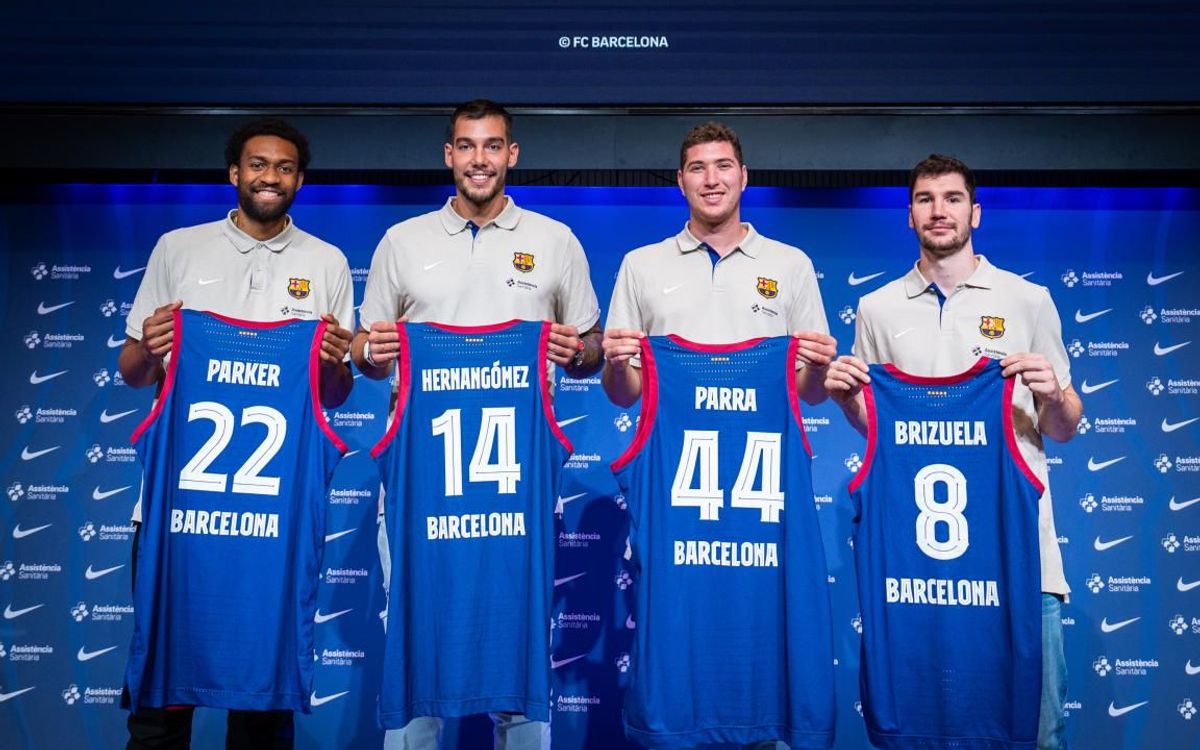 New Barça basketball signings aiming for the top
