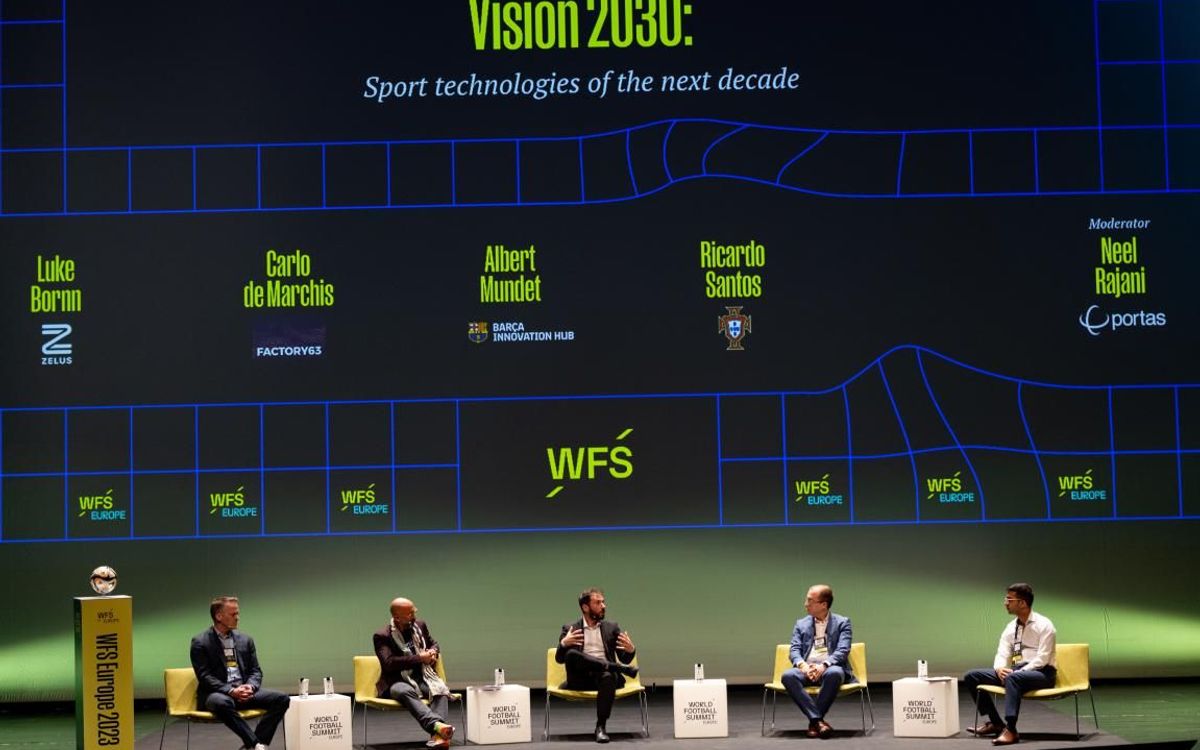 Barça Innovation Hub gives sports tech session at latest edition of World Football Summit