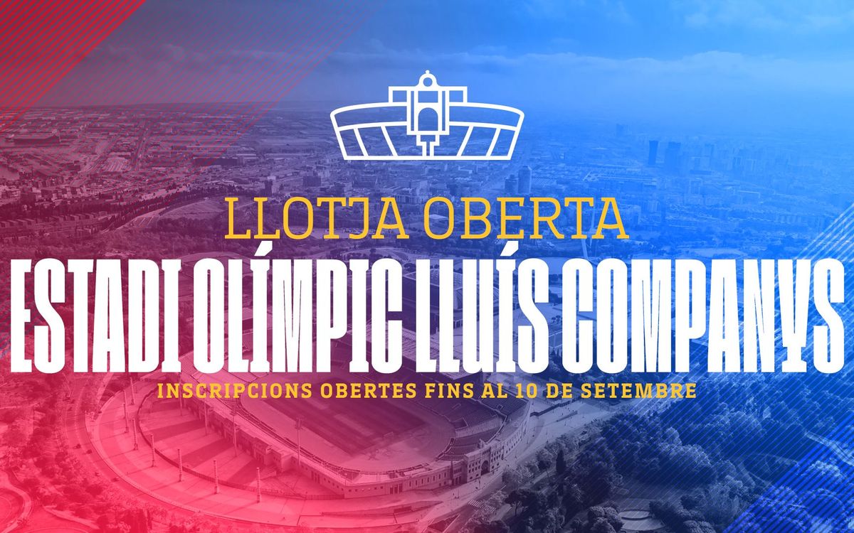 Sorteo para los Socios Senadores de Llotja Oberta en el Olímpic Lluís Companys