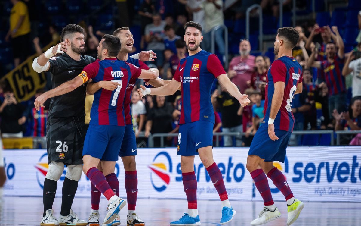 Barça - Valdepeñas: Remuntada per sumar la segona victòria (4-3)
