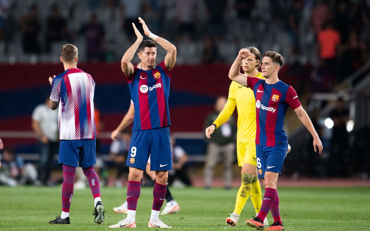 Five star FC Barcelona at the Estadi Olímpic Lluís Companys