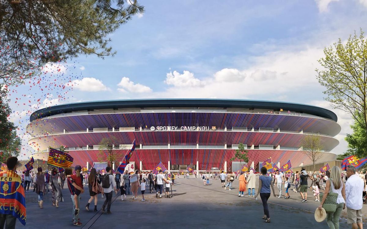 El proyecto del Spotify Camp Nou avanza según los plazos previstos