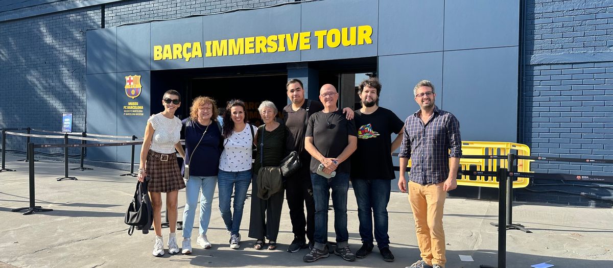 Visita al Barça Immersive Tour de l’Associació Catalana per a la Promoció de les Persones amb Sordesa (ACAPPS)