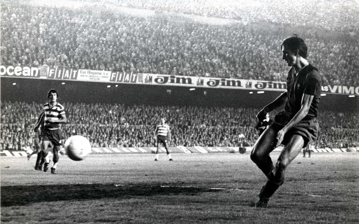 50 anys del debut de Cruyff, en partit oficial, amb el Barça