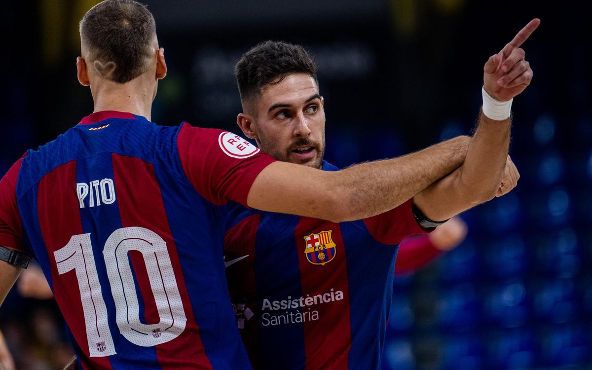 Barça - Ribera Navarra: Refuerzan el liderato (2-0)