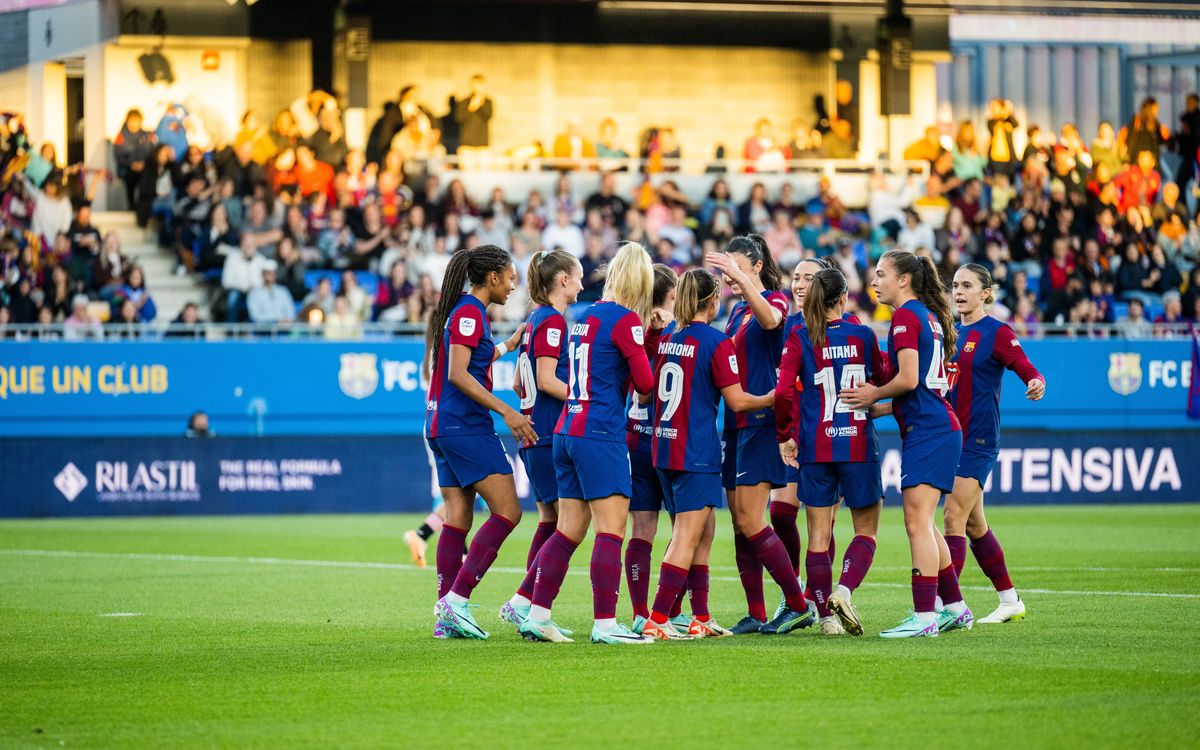 Contra el Benfica, reconocimiento al Barça como mejor equipo femenino del mundo del 2023