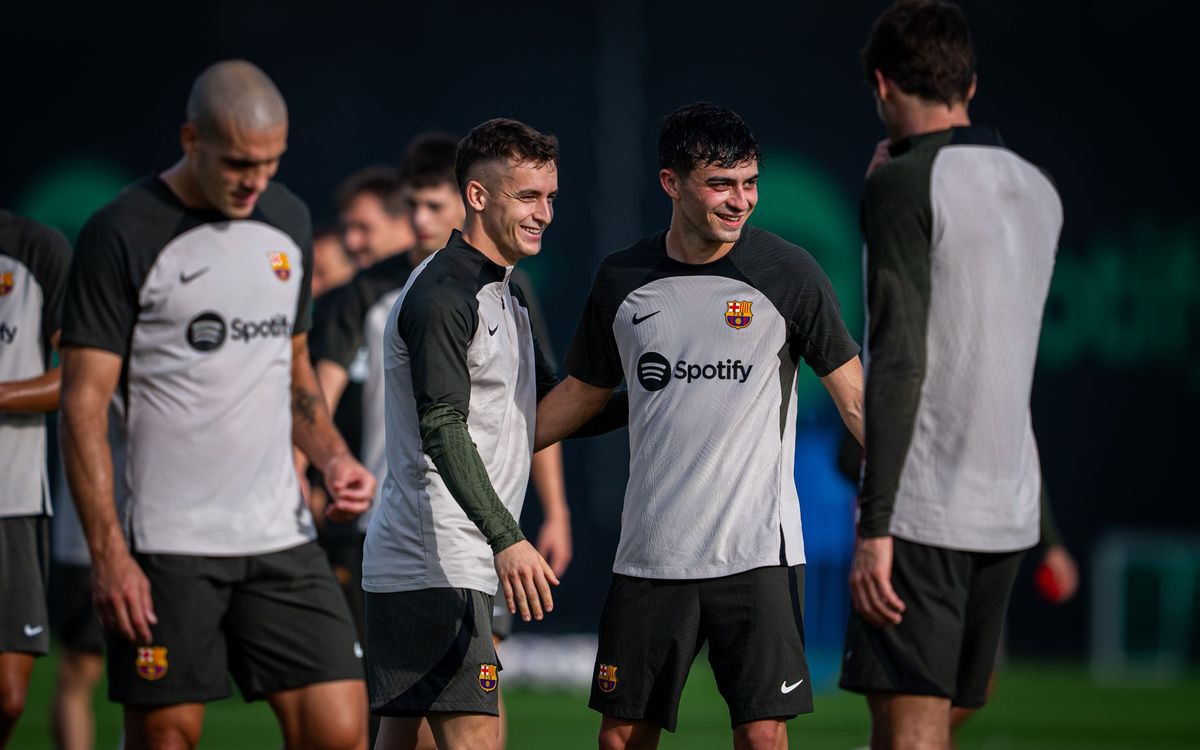 Joint training with Barça Atlètic