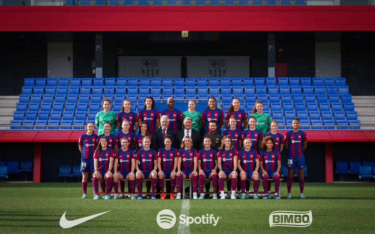 Fotografía oficial del Barça femenino 2023/24