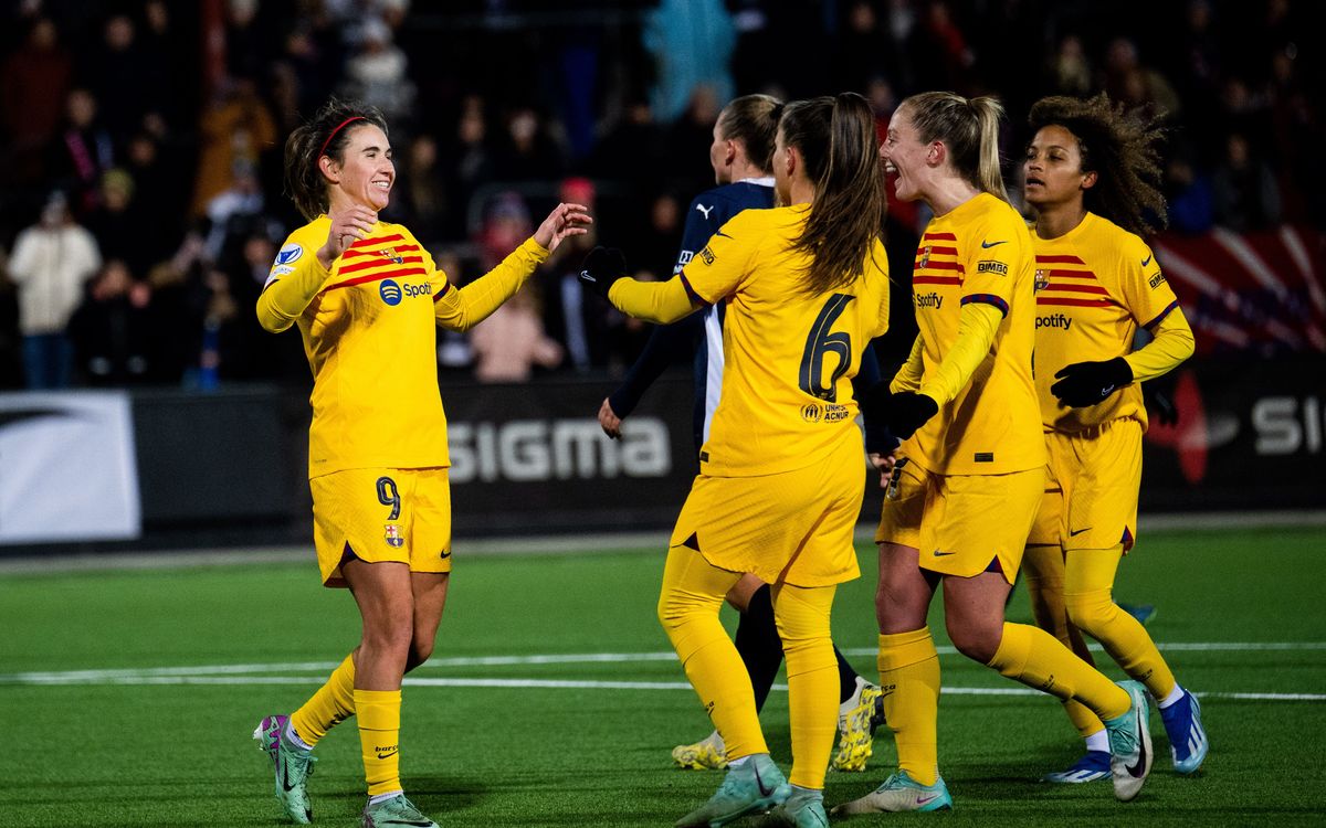 Rosengård - Barça: Ni el fred pot amb elles (0-6)