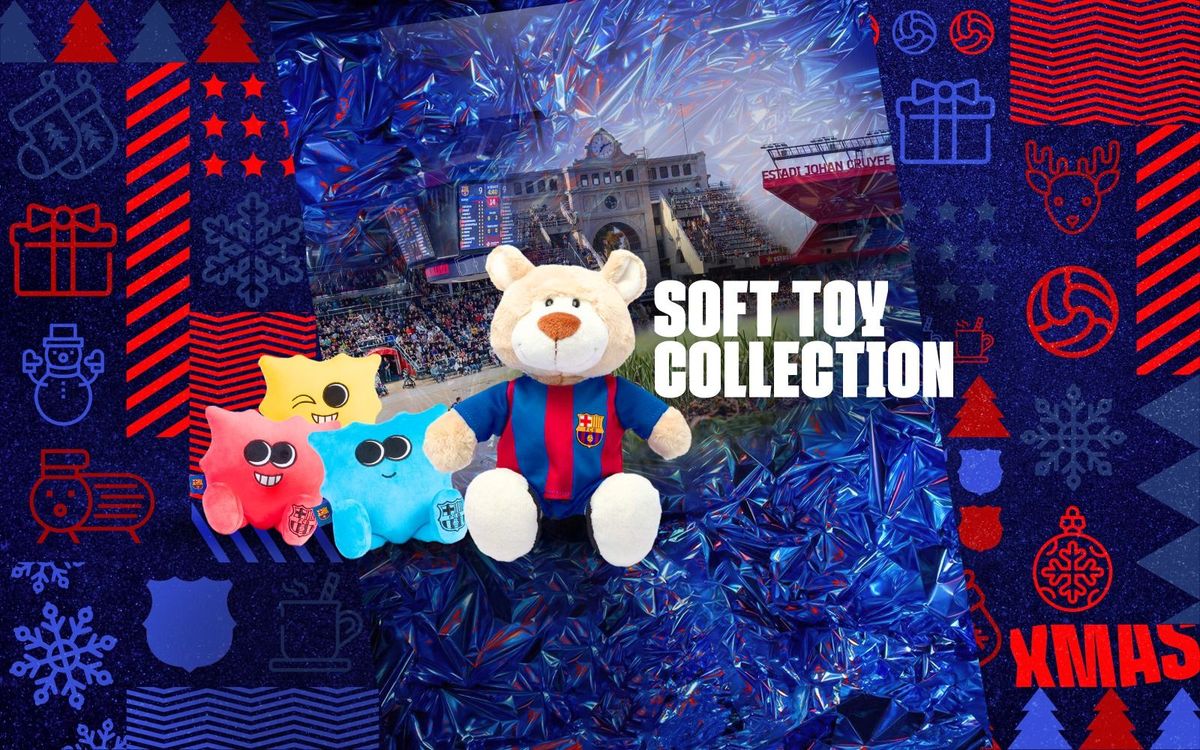 FC Barcelona soft toy collection
