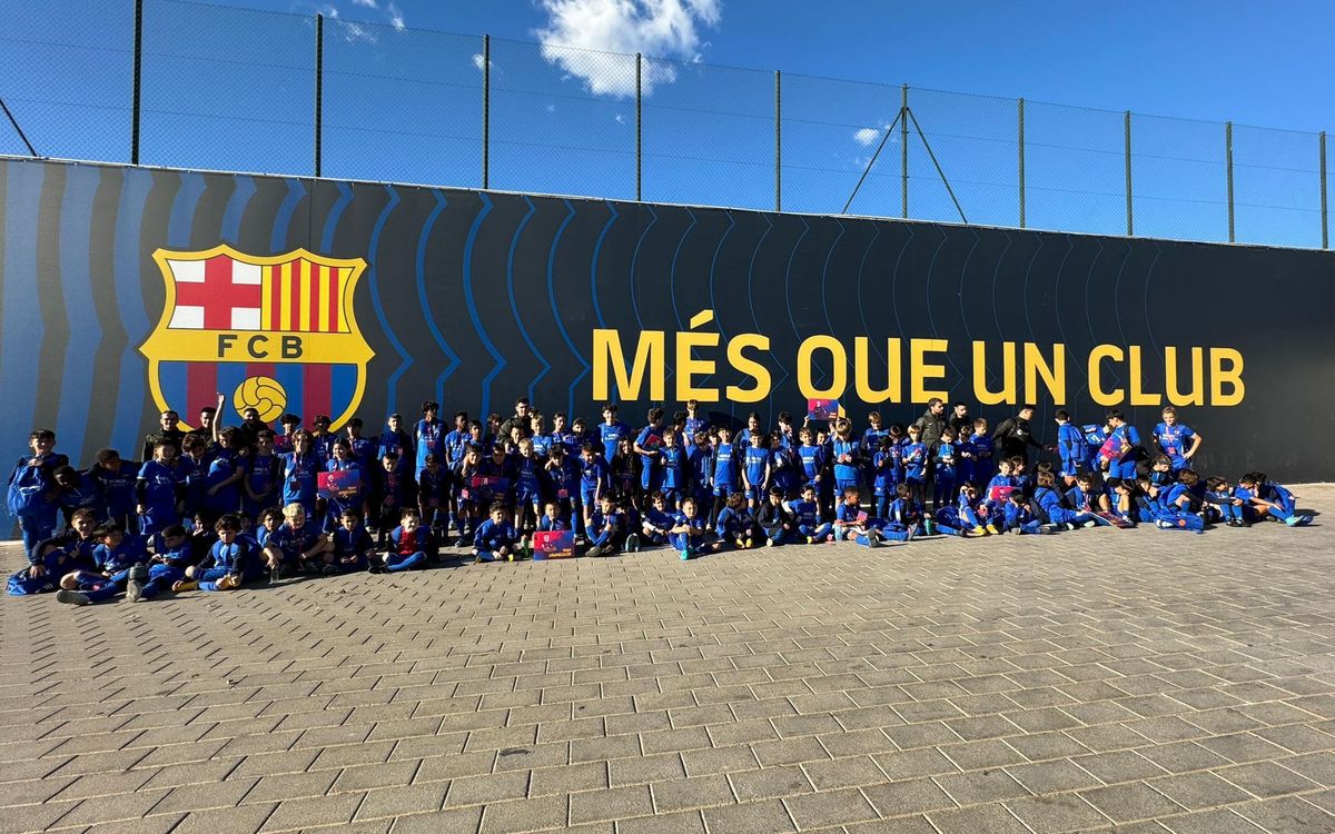 Barça Academy Campers selected to train, compete and discover the FC Barcelona Training Grounds!!