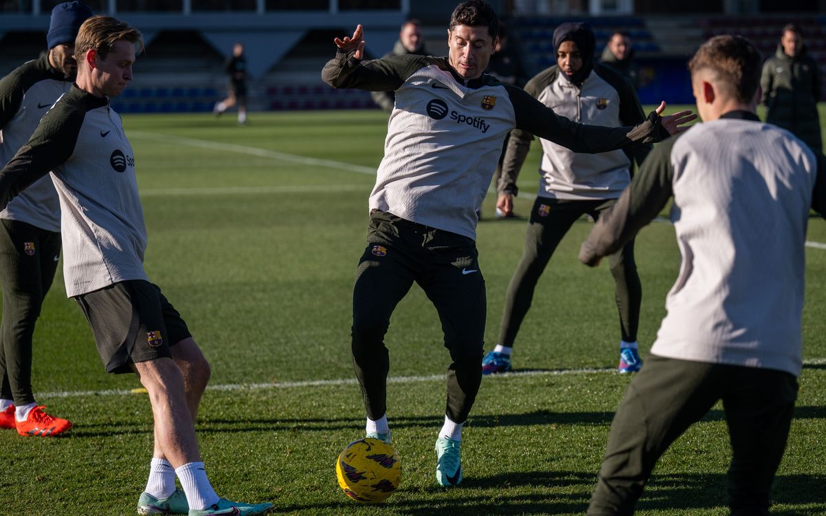 Entraînement l'esprit tourné vers Barça - Almeria