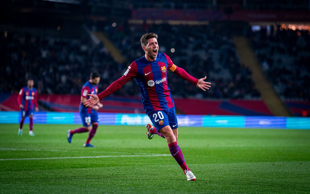 Sergi Roberto: leading by example and grabbing goals