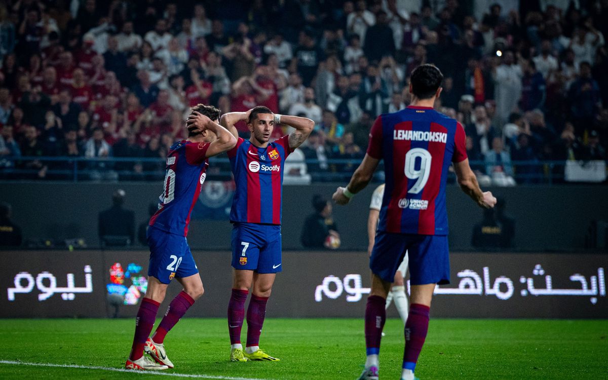 Reial Madrid - FC Barcelona: Se escapa la Supercopa (4-1)