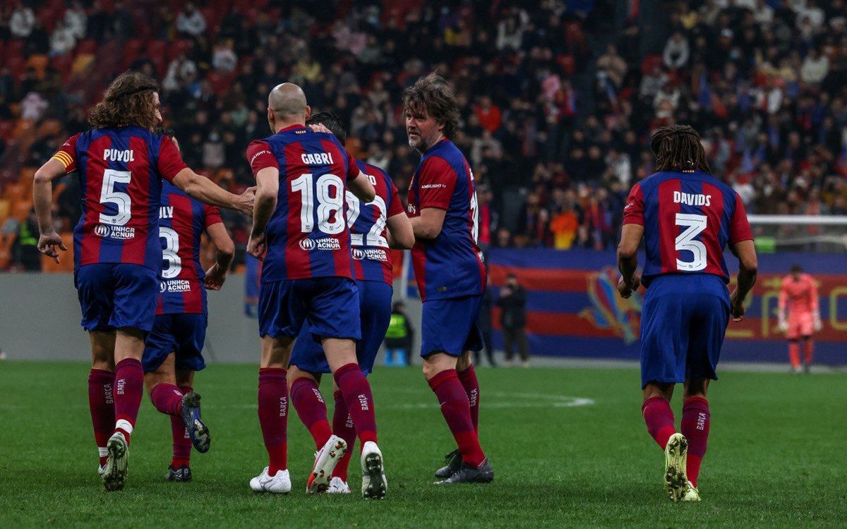 Barça Legends 3-1 IFDA All Stars: Stellar victory