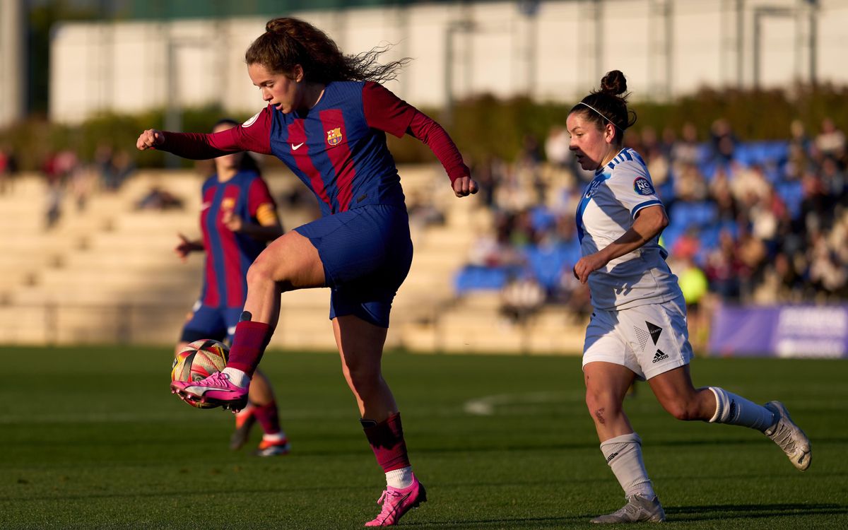 Barça Femenino B - C.E. Europa: La victoria se queda en casa