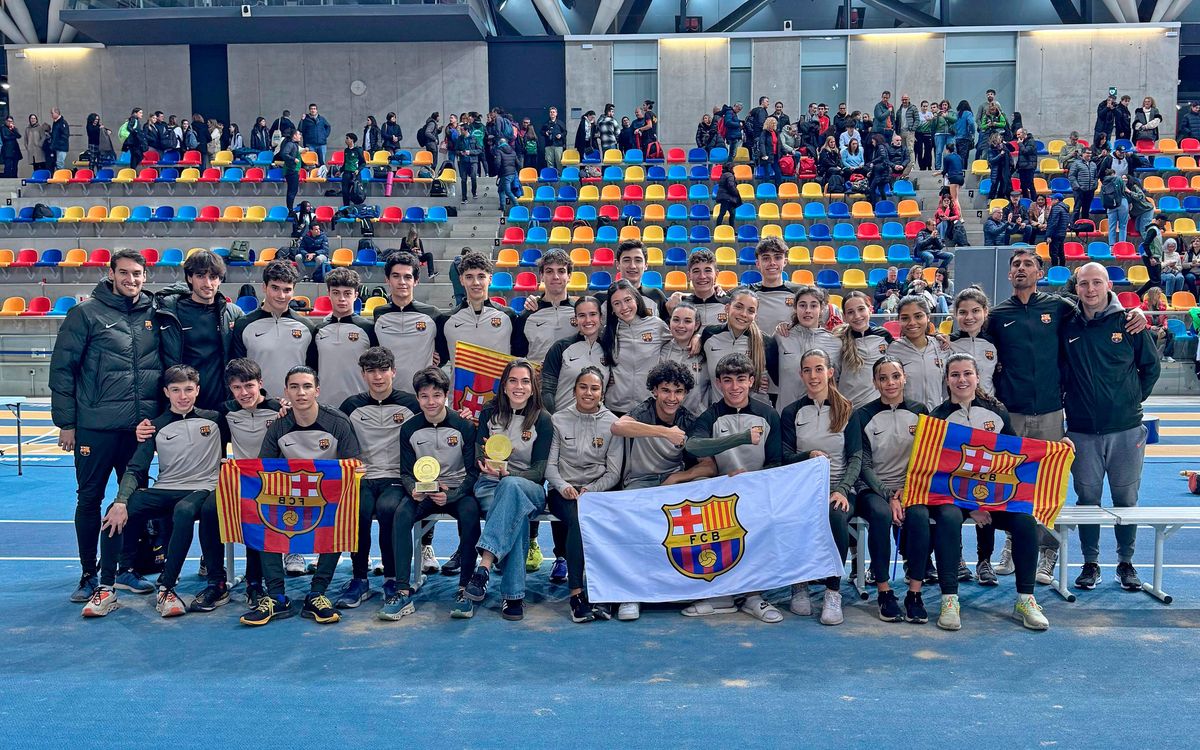 El Barça de Atletismo, Campeón de Cataluña de Clubs