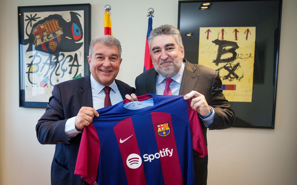 Trobada institucional amb el nou president del CSD