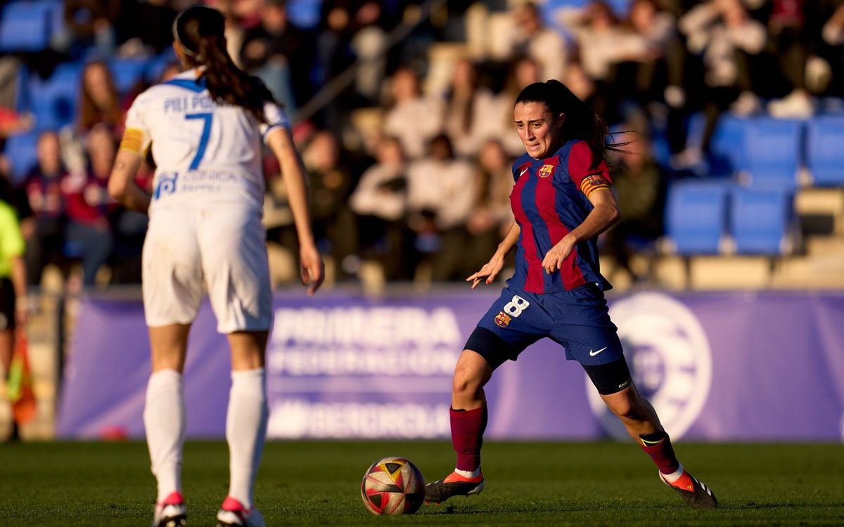 Cómoda victoria del Barça Femenino B (4-0)