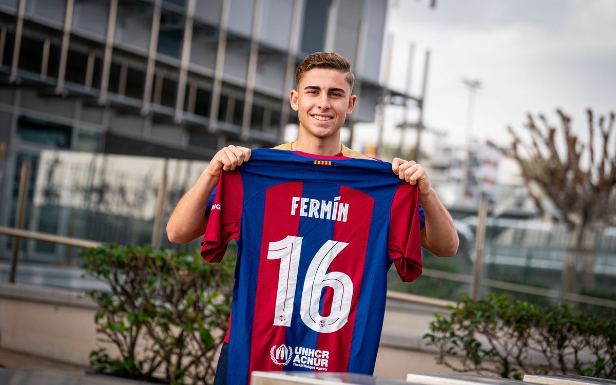 Fermín López registered for first team with number 16