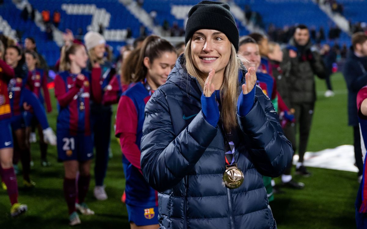 Joan Laporta quiere que Alexia Putellas continúe en el Barça.