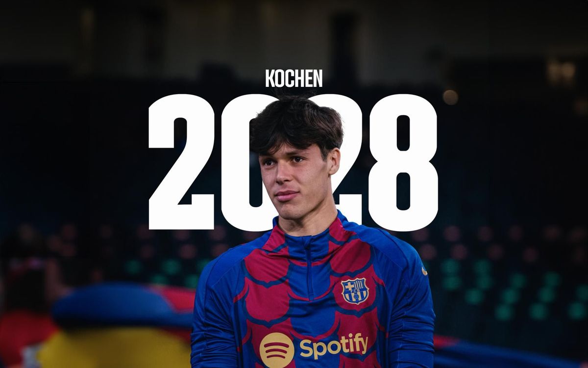 Diego Kochen staying at FC Barcelona until 2028