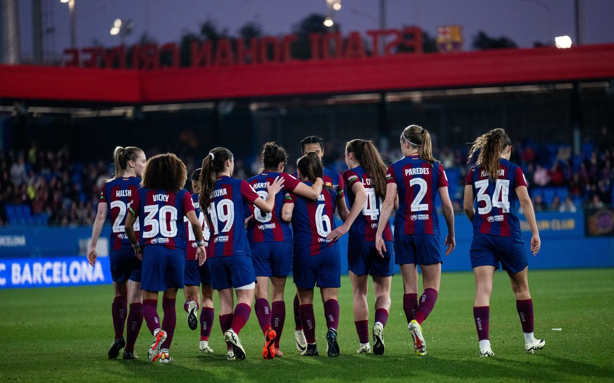 Barça Women to face Brann in the Champions League quarter finals