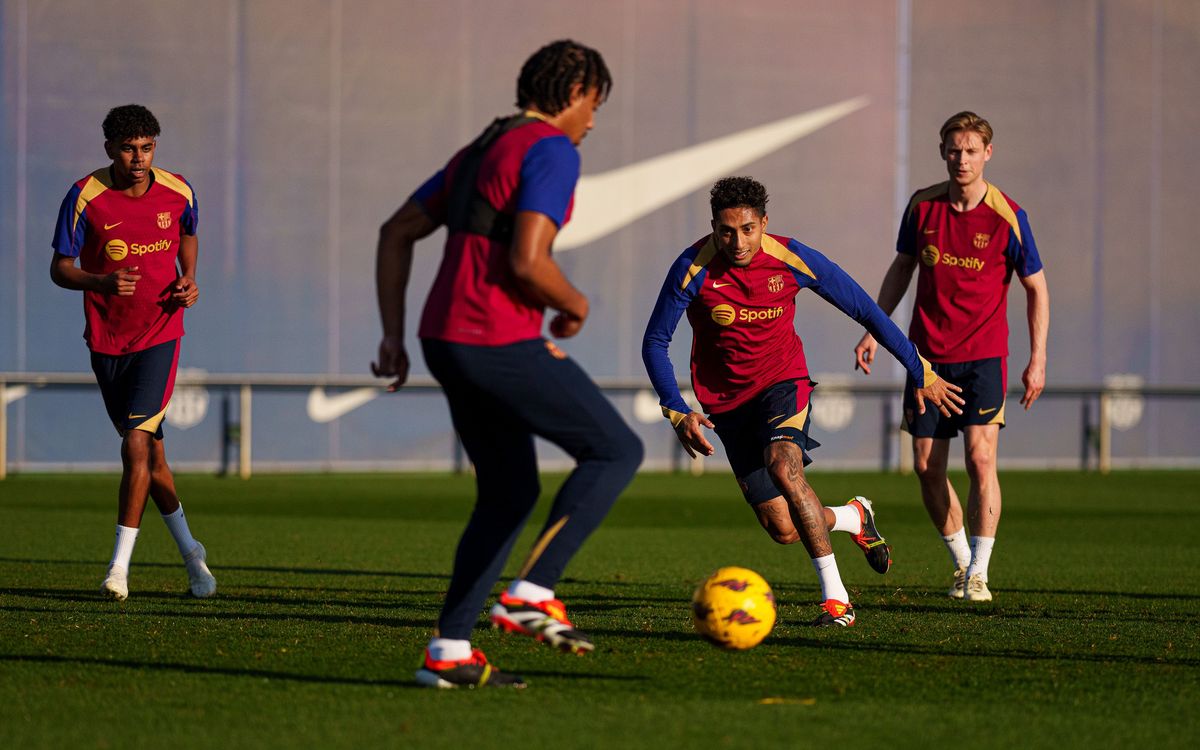 Back in for training to get ready for Granada