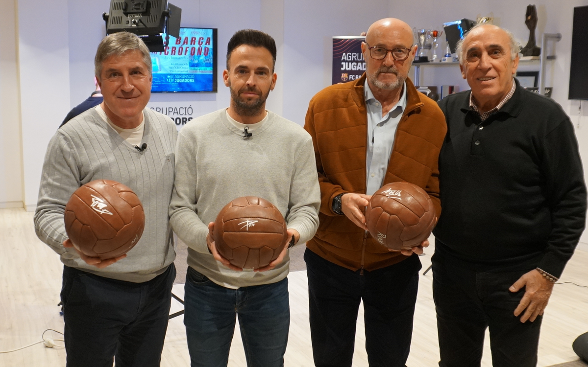 Paco Clos, Jordi Roura y Josep Maria Comadevall son los invitados del podcast “Leyendas Barça al Micrófono”