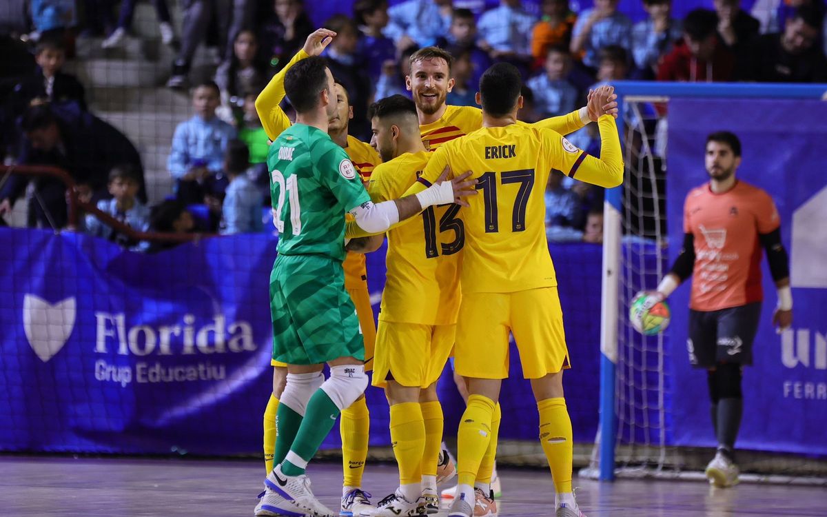 Alzira - Barça: Victòria de mèrit (1-4)