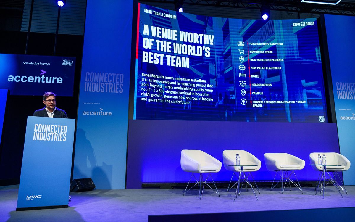 Revolutionary fan experience at future Spotify Camp Nou presented at Mobile World Congress