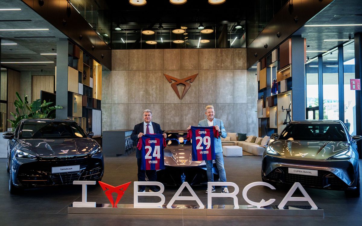 Le FC Barcelone et CUPRA prolongent leur alliance globale jusqu'en 2029