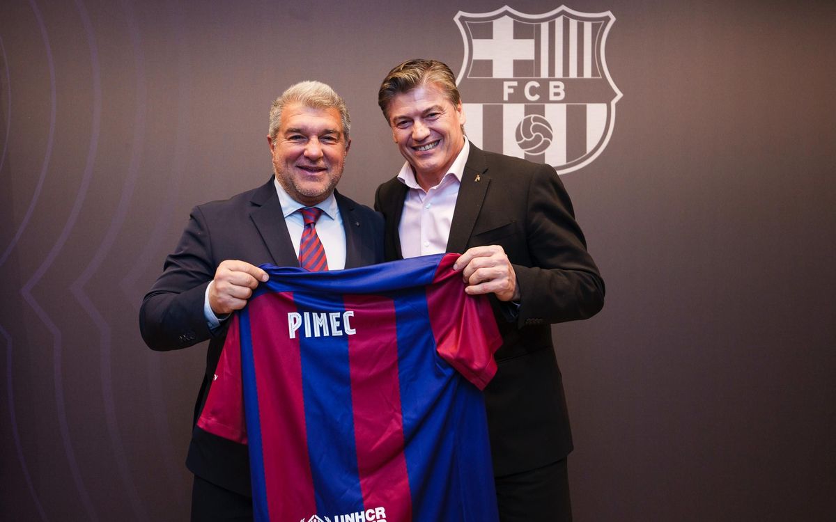El FC Barcelona i PIMEC signen un acord per establir sinergies entre ambdues entitats