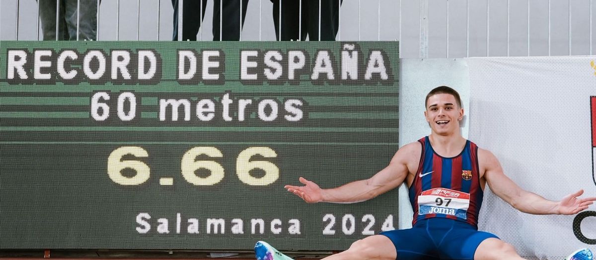 Cinco medallas y un récord de España azulgrana en el Campeonato de España Sub 20