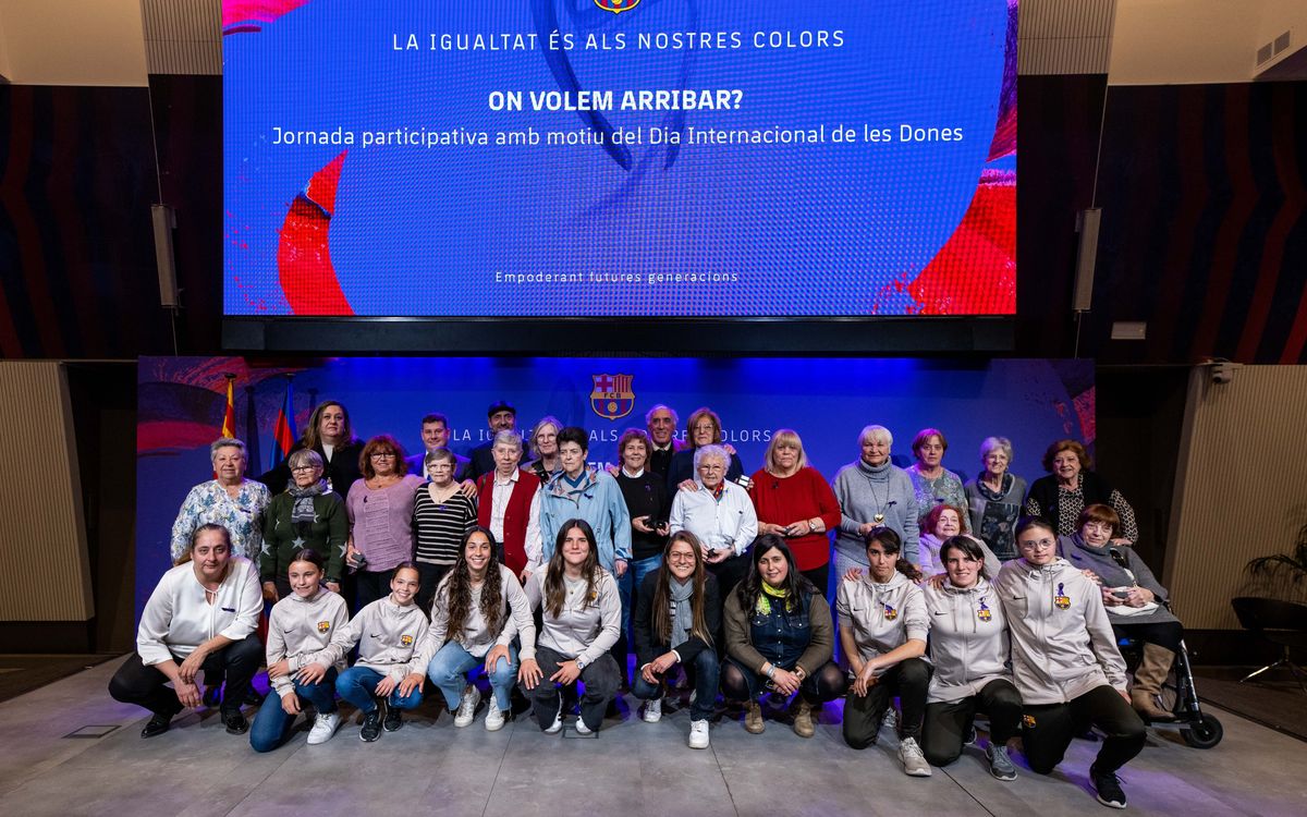Àmplia participació de l’Agrupació a la jornada del Dia Internacional de les Dones organitzada pel FC Barcelona
