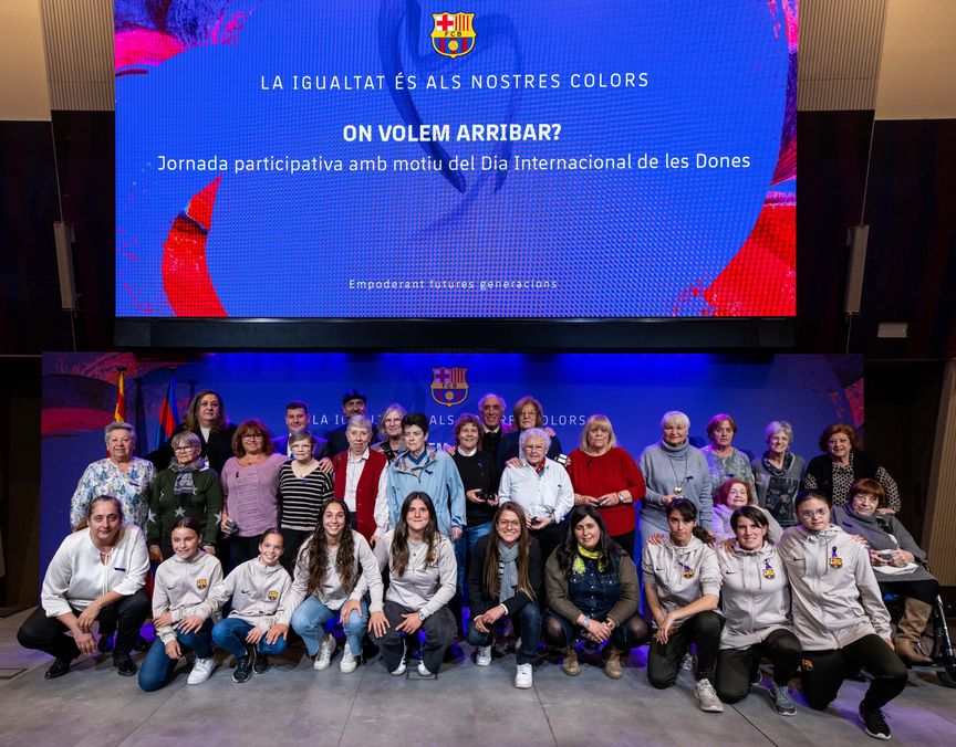 Homenatge Club Iniciadores Barça Femení