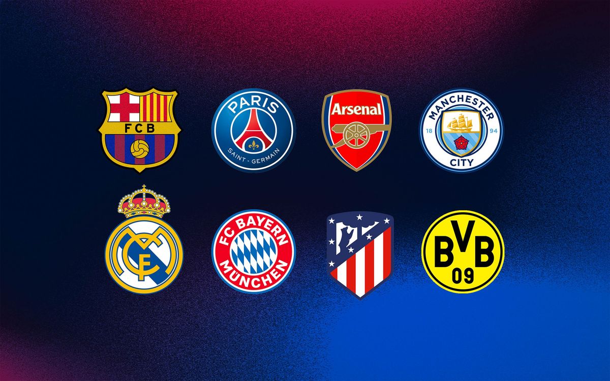 Confirmados los posibles rivales del FC Barcelona en los cuartos de final de la Champions