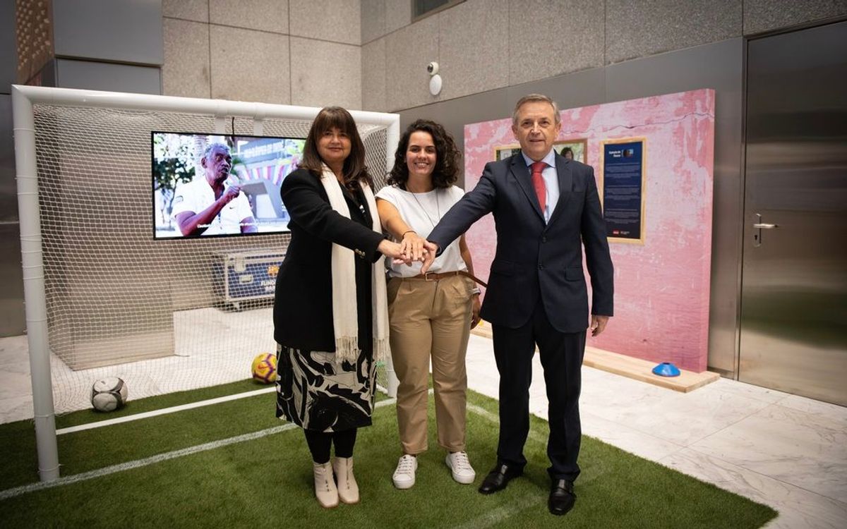 Building dreams: Exposition of FC Barcelona Foundation project in Rio de Janeiro