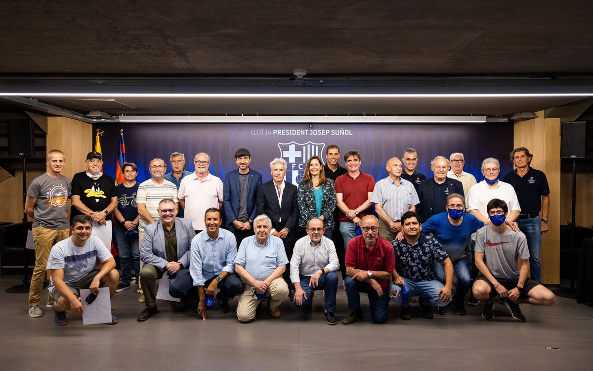 Recognition of our member volunteers at the Barça Foundation