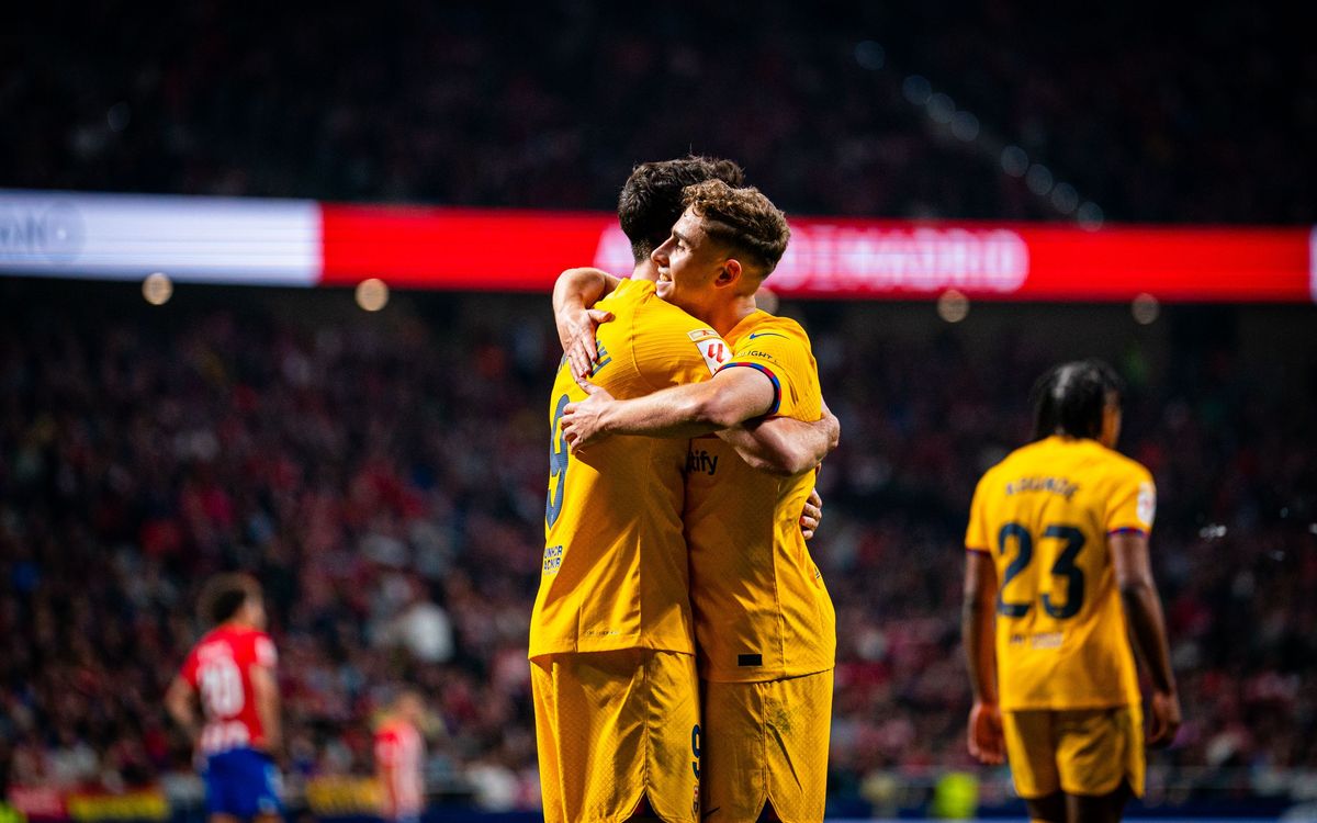 FC Barcelona in second place in the league