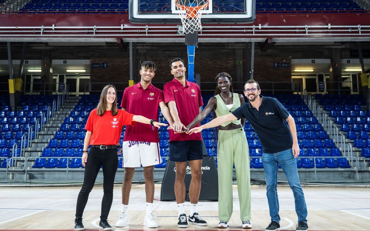 Presentation to the Club’s new ambassadors of the One Team social project by the Euroleague and FC Barcelona Foundation