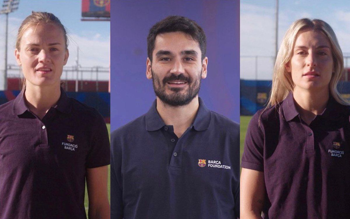With the support of men’s and women’s footballers from the Club, the FC Barcelona Foundation has launched a new campaign to raise awareness of its work
